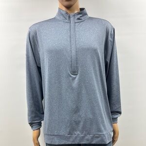 Matte Grey Hightower Dark Denim Heather‎ Half Zip